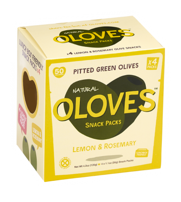 Elma Farms - Lemon & Rosemary Pitted Green Olives 4Pack