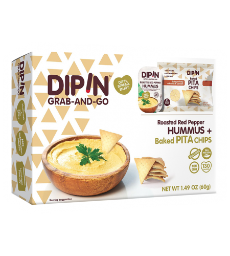 Elma Farms - Roasted Red Pepper Hummus and Pita Chips